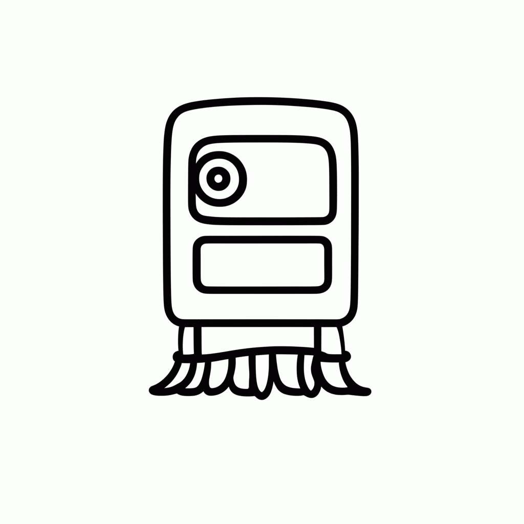 Desenho de Robô MO para colorir e imprimir grátis em folha A4
