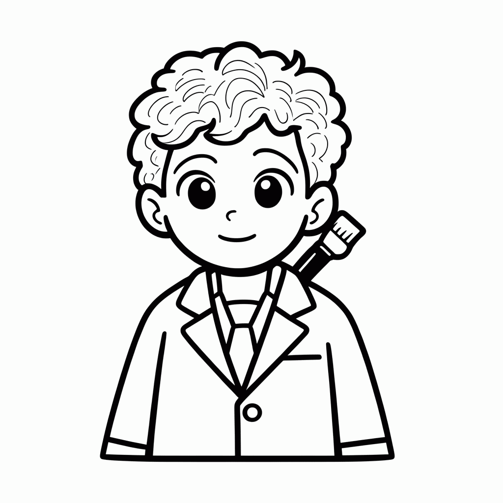 Desenho de Xavier Thorpe para colorir e imprimir grátis em folha A4