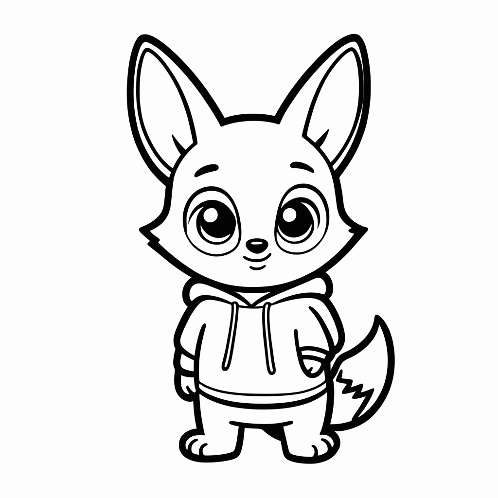 Desenho de Finnick para colorir e imprimir grátis em folha A4