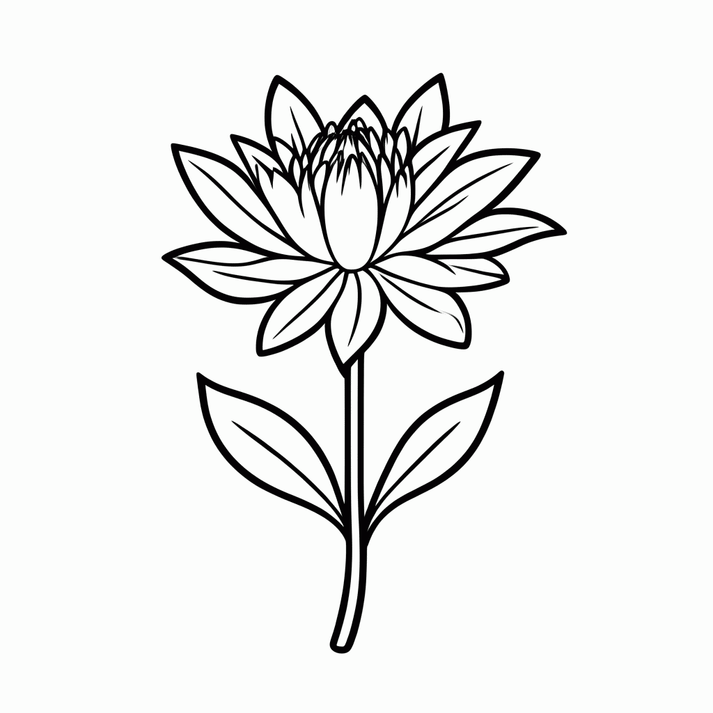 Desenho de Jabuticabeira Em Flor para colorir e imprimir grátis em folha A4