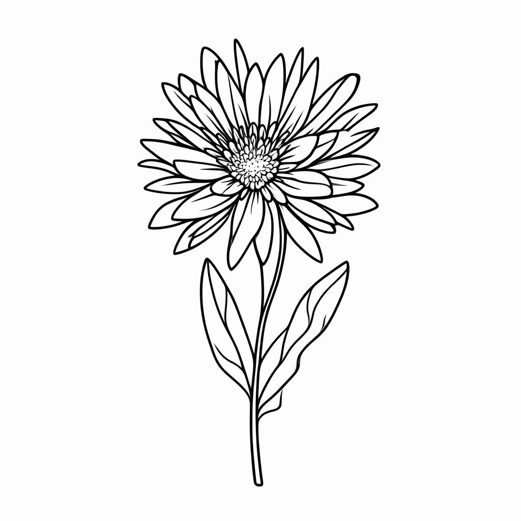 Desenho de Flor Helicocnia para colorir e imprimir grátis em folha A4