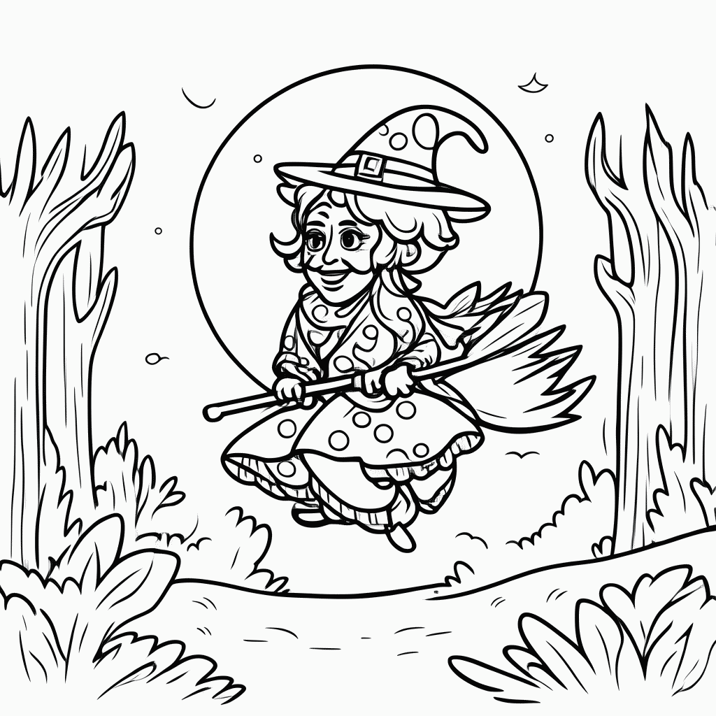 Desenho de Matinta Pereira para colorir e imprimir grátis em folha A4