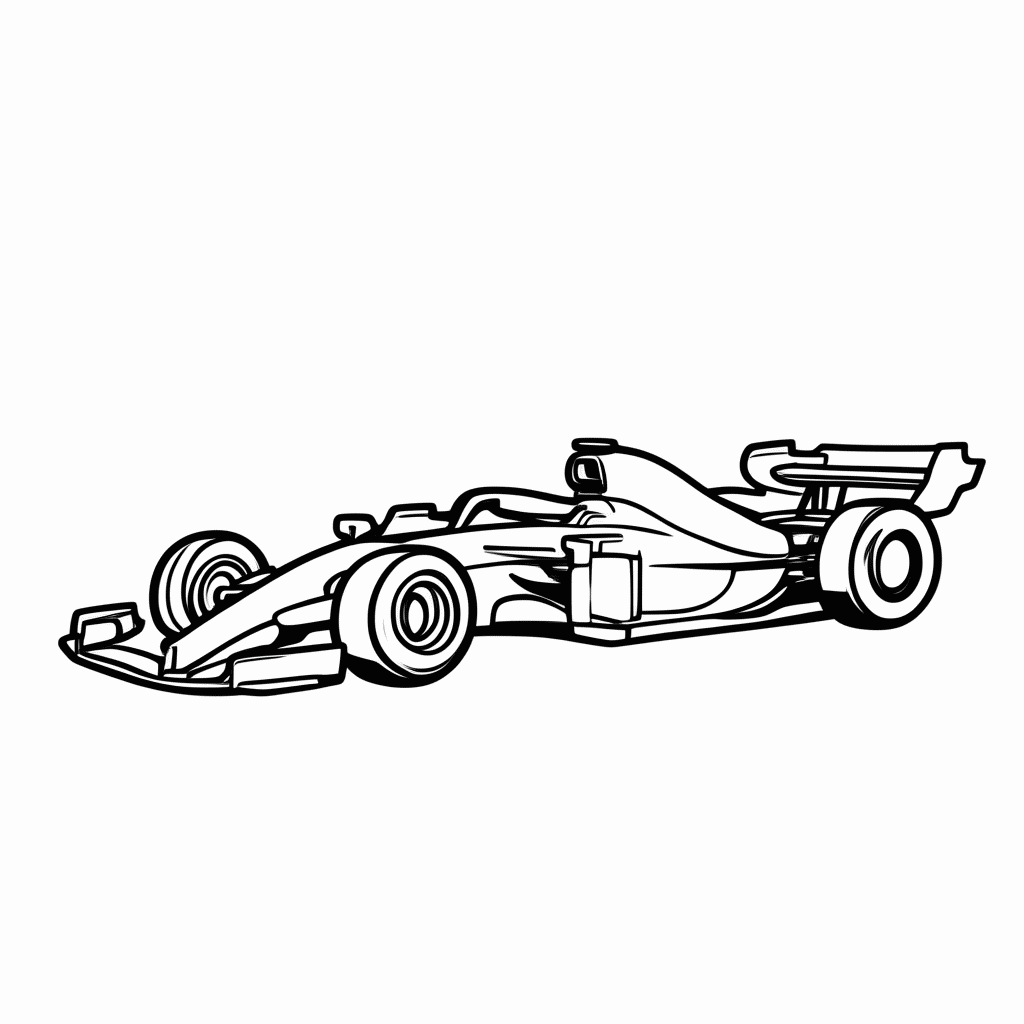 Desenho de Trofeu De Formula 1 para colorir e imprimir grátis em folha A4