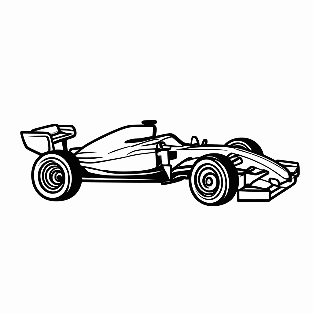Desenho de Volante F1 Botoes para colorir e imprimir grátis em folha A4