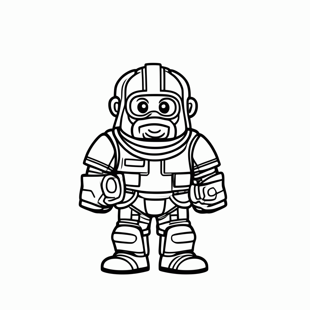 Desenho de Bau Com Loot Azul para colorir e imprimir grátis em folha A4