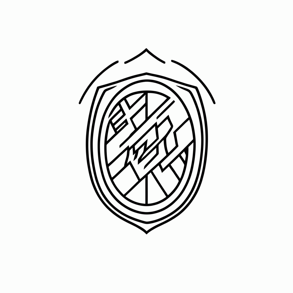 Desenho de Escudo do Botafogo para colorir e imprimir grátis em folha A4