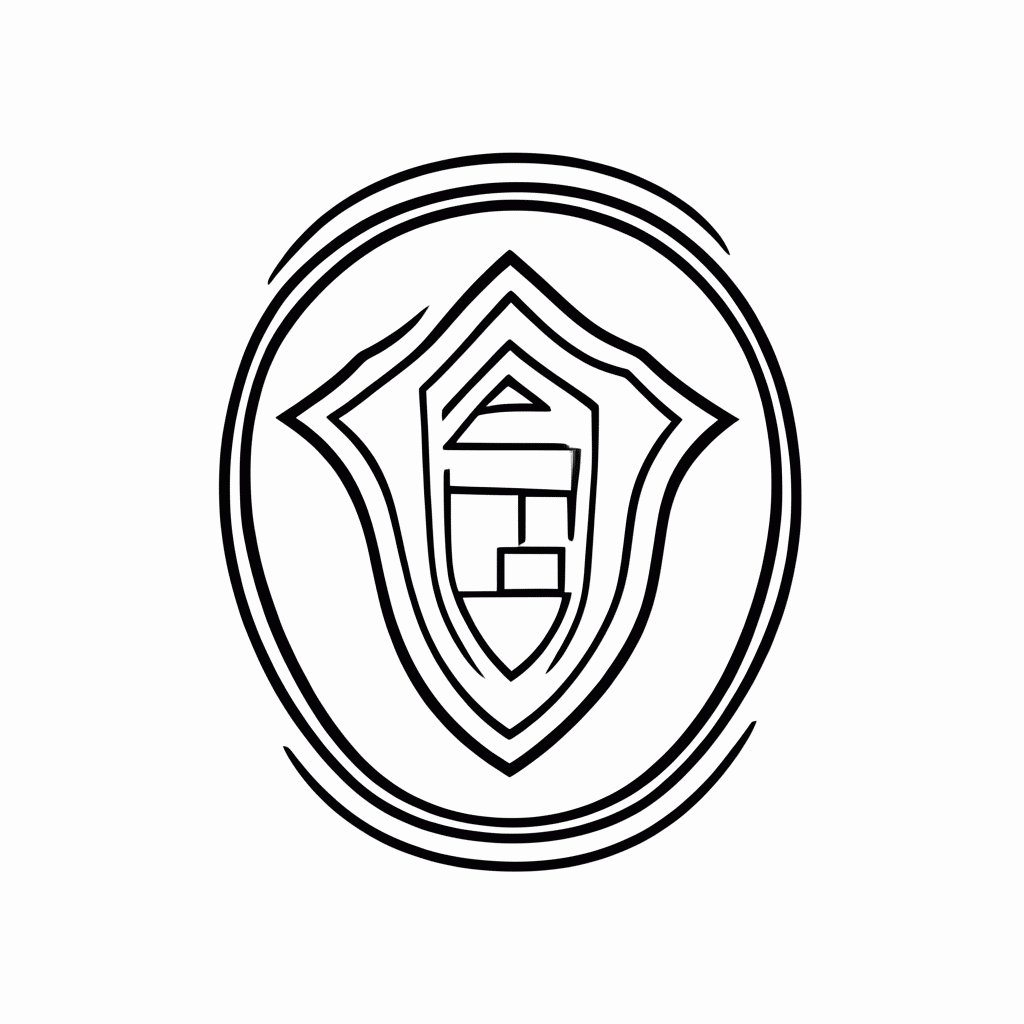 Desenho de Escudo do Criciuma para colorir e imprimir grátis em folha A4