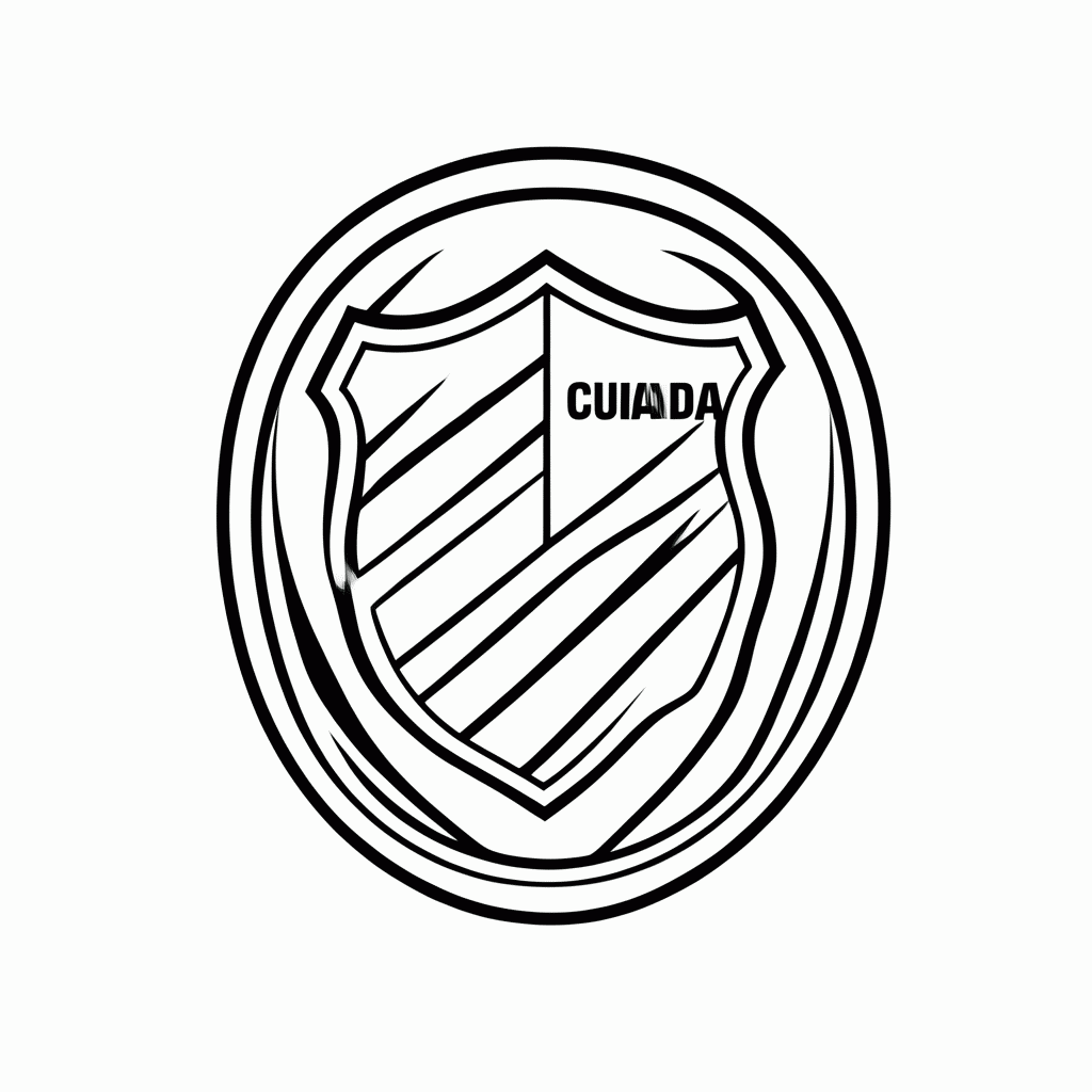 Desenho de Escudo do Cuiaba para colorir e imprimir grátis em folha A4
