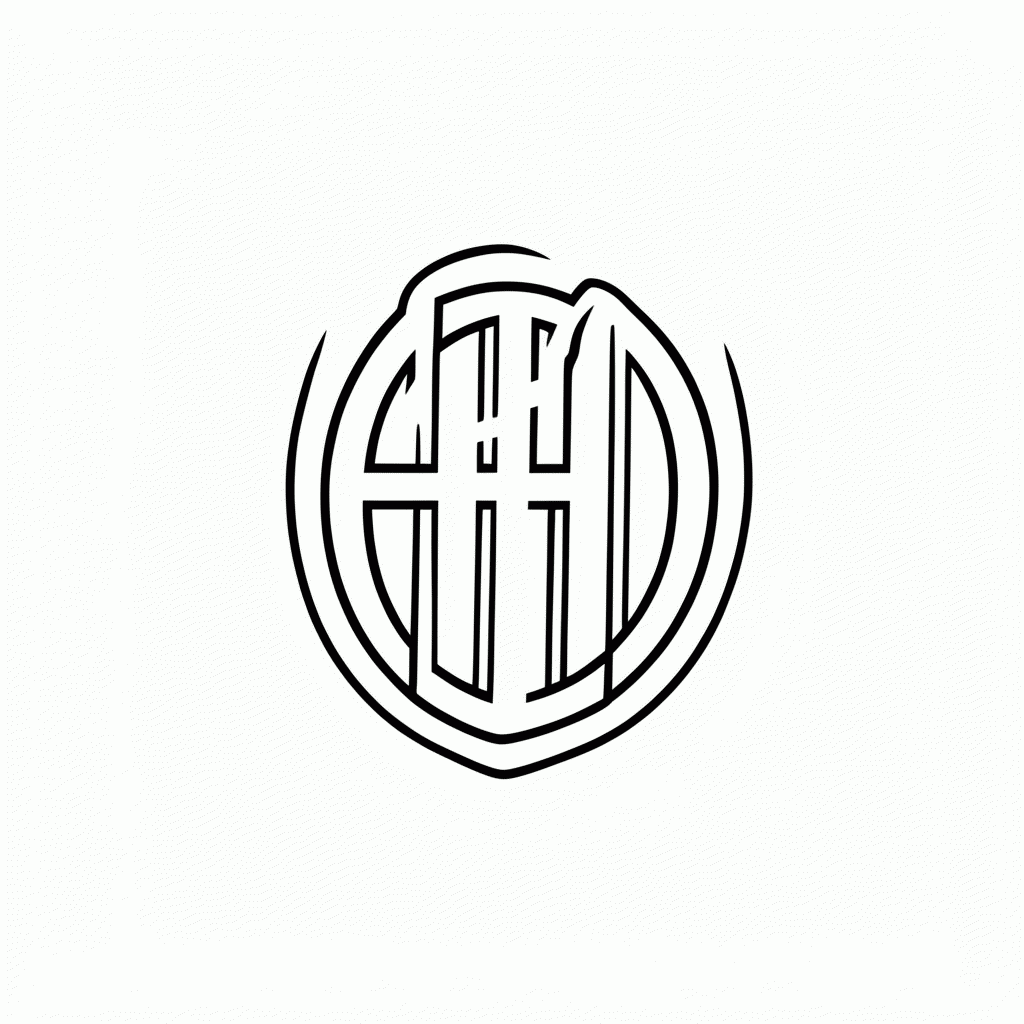 Desenho de Escudo do Flamengo para colorir e imprimir grátis em folha A4