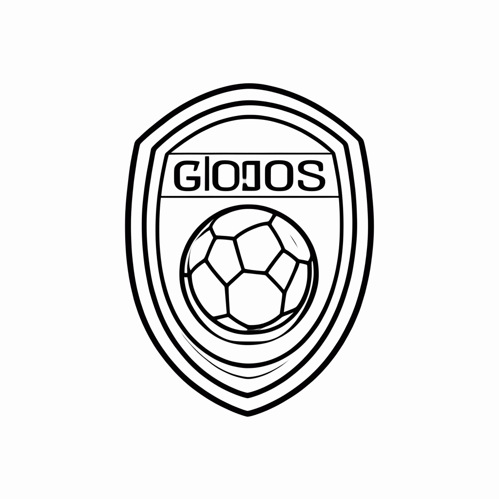 Desenho de Escudo do Goias Ec para colorir e imprimir grátis em folha A4