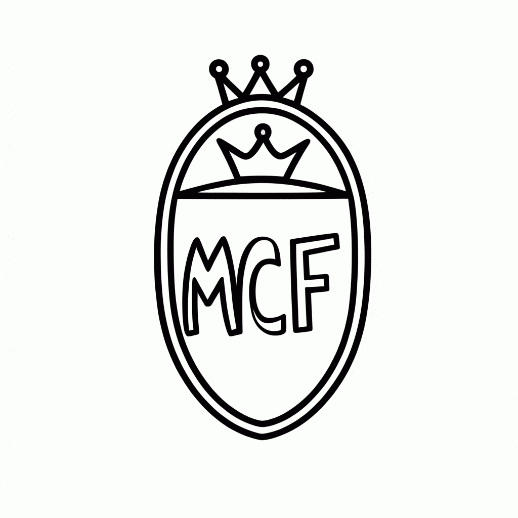 Desenho de Escudo Real Madrid para colorir e imprimir grátis em folha A4