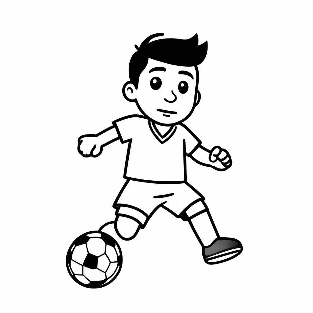 Desenho de Julian Alvarez para colorir e imprimir grátis em folha A4