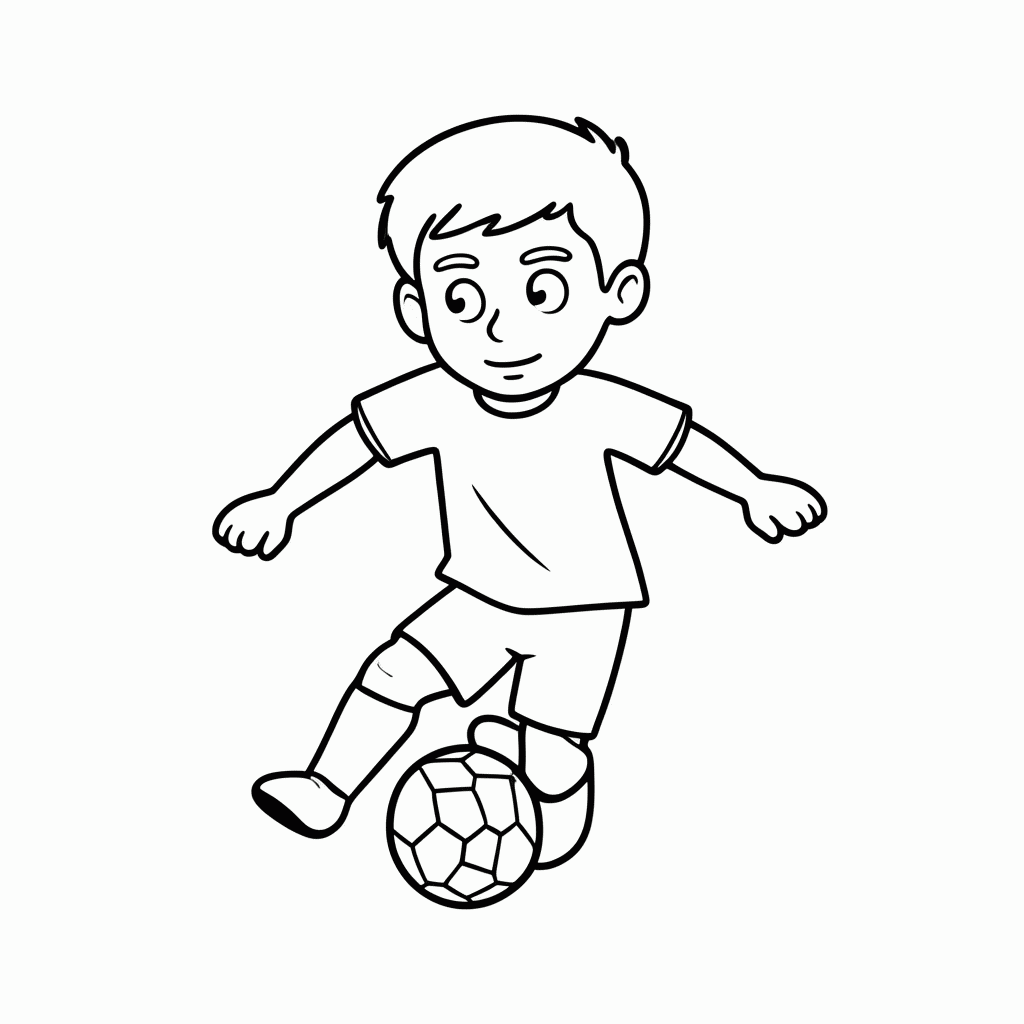 Desenho de Lamine Yamal para colorir e imprimir grátis em folha A4