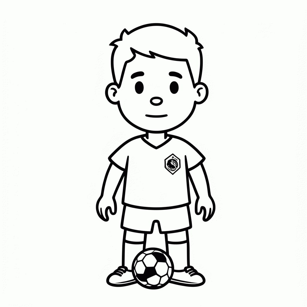 Desenho de Marquinhos para colorir e imprimir grátis em folha A4