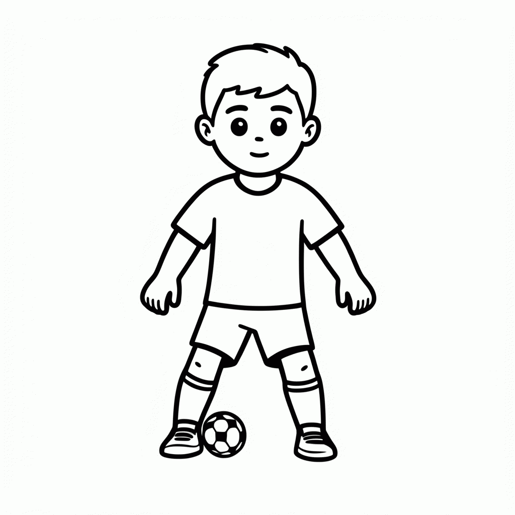 Desenho de Pedri para colorir e imprimir grátis em folha A4