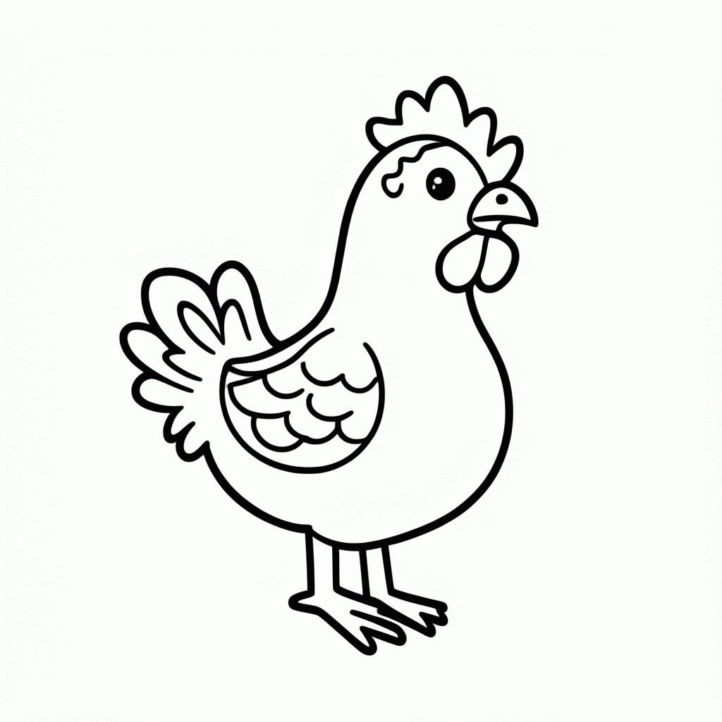 Desenho de Turma Fazendinha Completa para colorir e imprimir grátis em folha A4