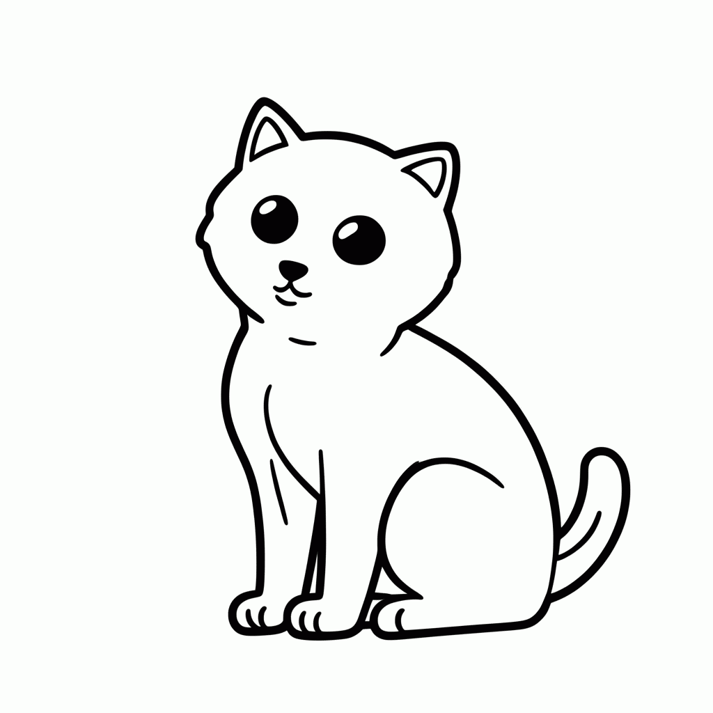 Desenho de Russian Blue para colorir e imprimir grátis em folha A4