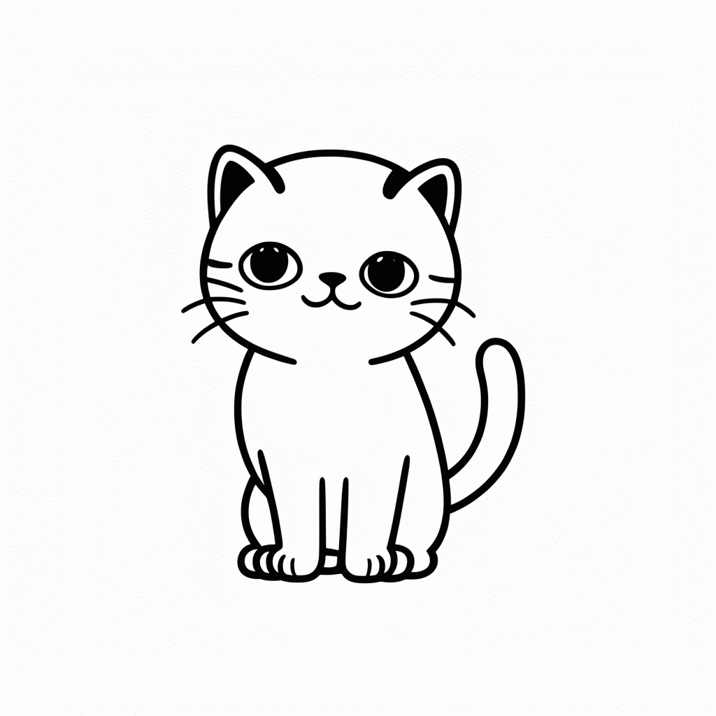 Desenho de British Shorthair para colorir e imprimir grátis em folha A4