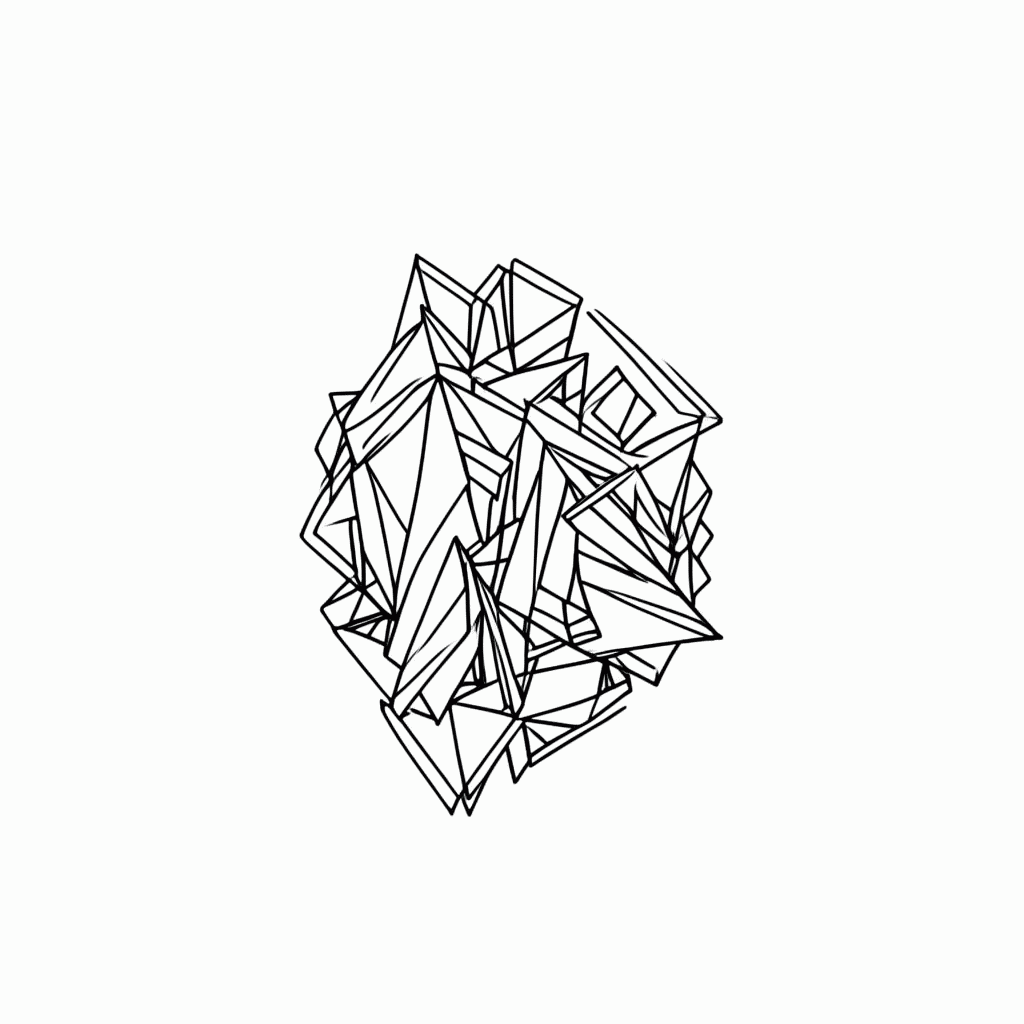 Desenho de Padrão Geométrico abstrato 3 para colorir e imprimir grátis em folha A4