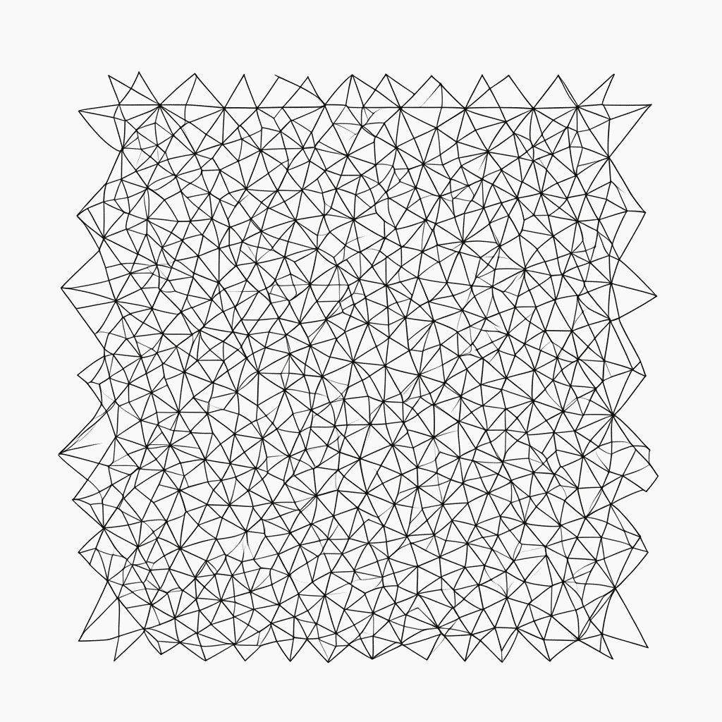 Desenho de Padrão Geométrico triangulos 4 para colorir e imprimir grátis em folha A4