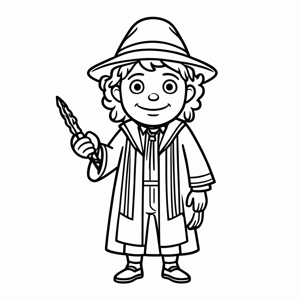 Desenho de Fred George Weasley para colorir e imprimir grátis em folha A4