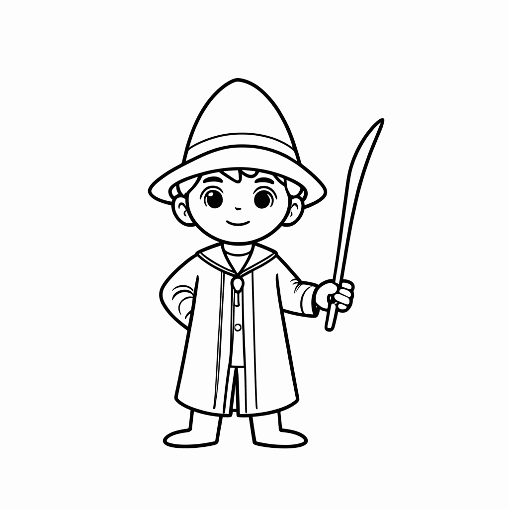 Desenho de Plataforma 9 E 3 Quartos para colorir e imprimir grátis em folha A4
