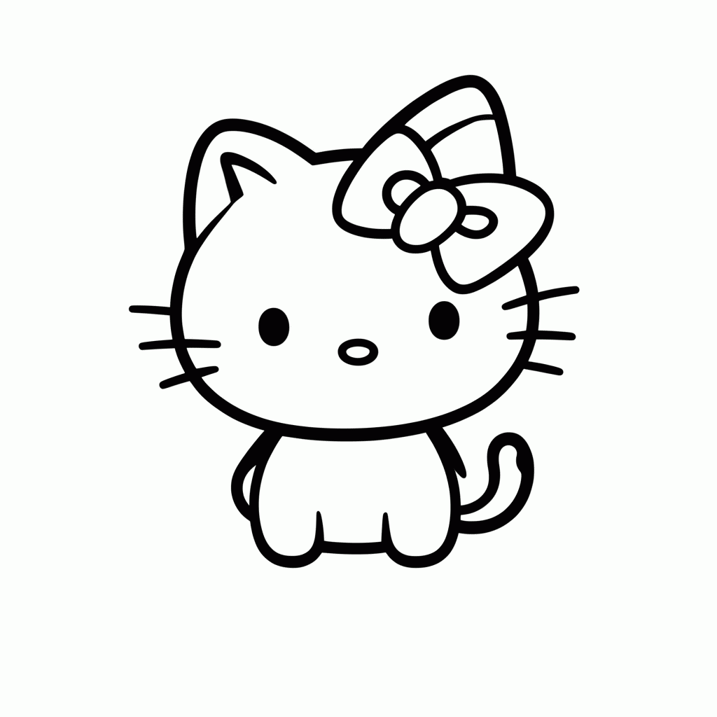 Desenho de Kitty Com Amigos Charmmy para colorir e imprimir grátis em folha A4