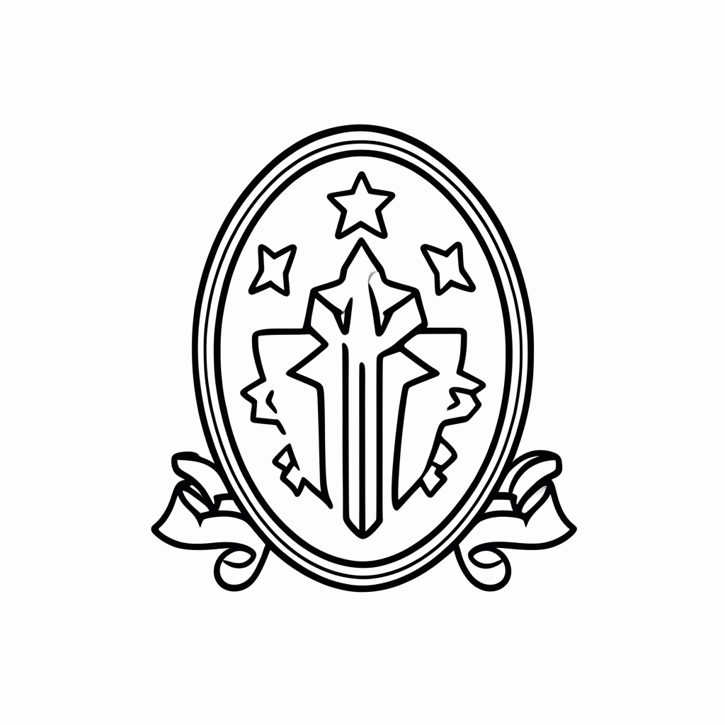 Desenho de Escudo Do Brasil para colorir e imprimir grátis em folha A4