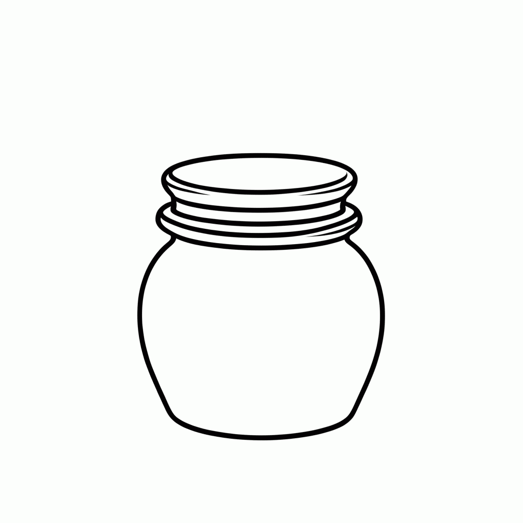 Desenho de Jardinagem — Vaso De Barro para colorir e imprimir grátis em folha A4