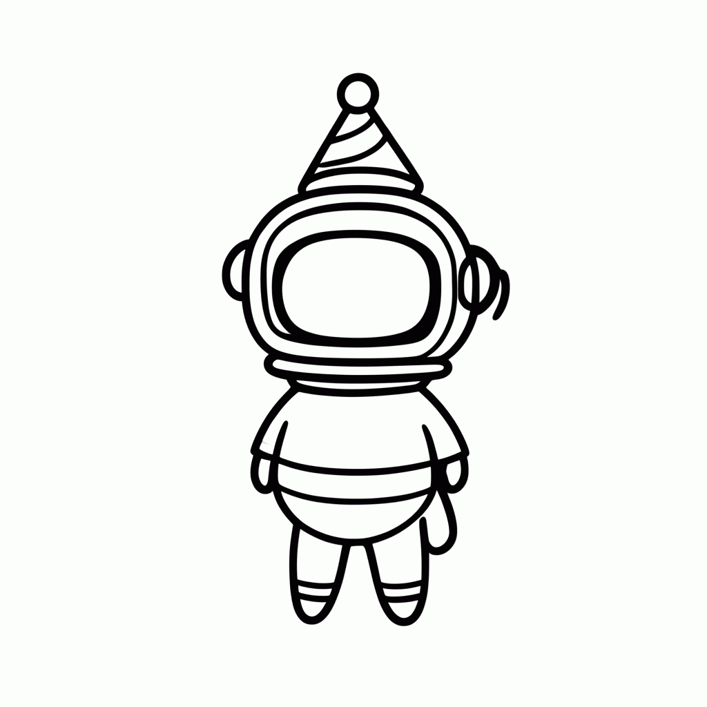 Desenho de Crewmate Rosa para colorir e imprimir grátis em folha A4