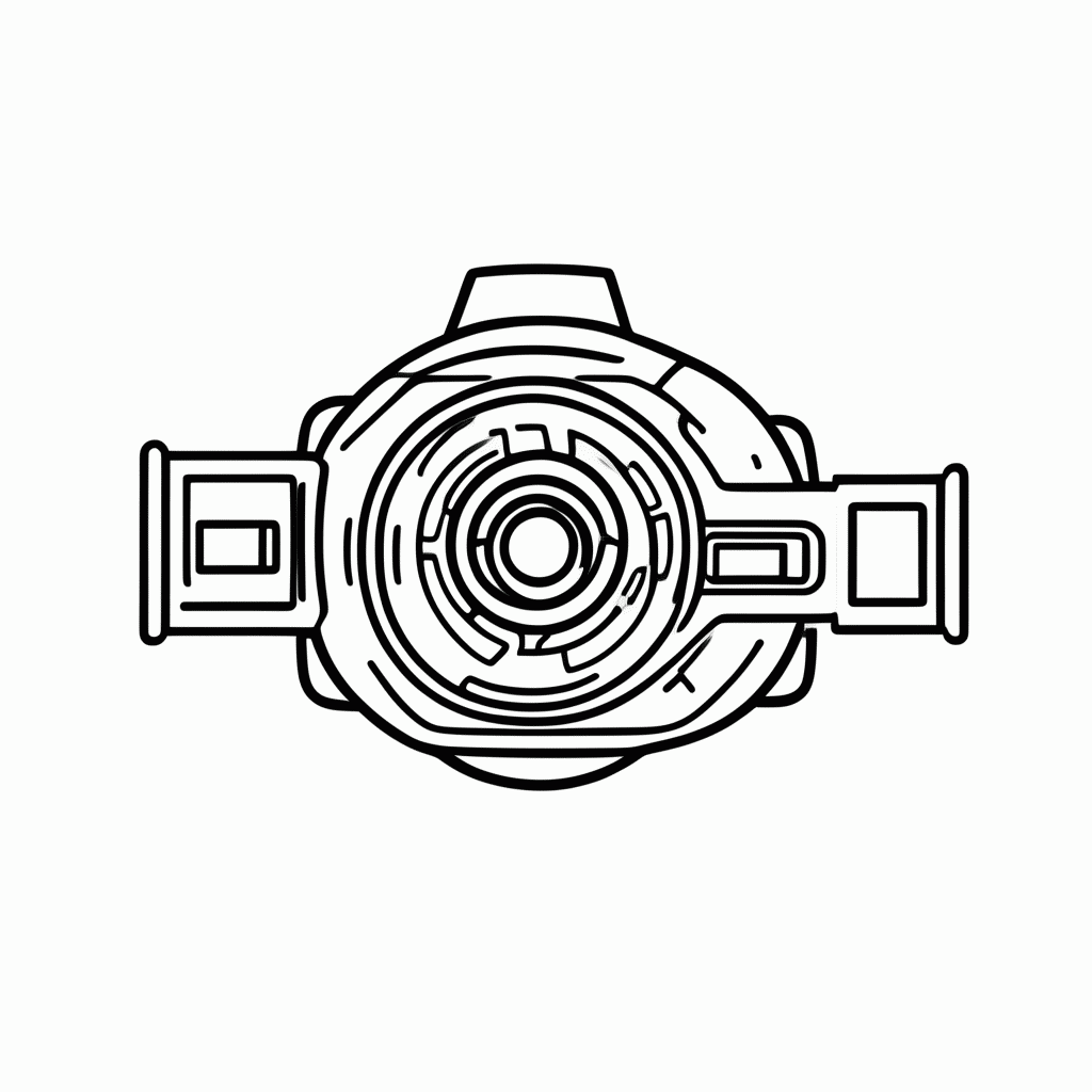 Desenho de Reator Da Nave para colorir e imprimir grátis em folha A4