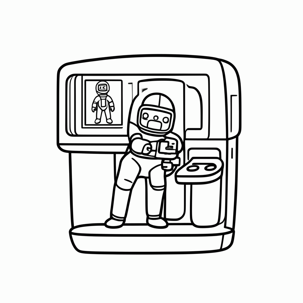 Desenho de Tarefa Medbay para colorir e imprimir grátis em folha A4