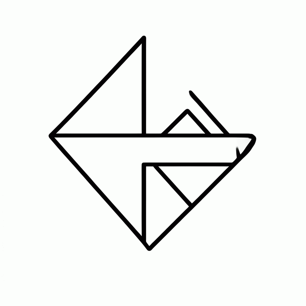 Desenho de Peça Tangram Quadrado para colorir e imprimir grátis em folha A4