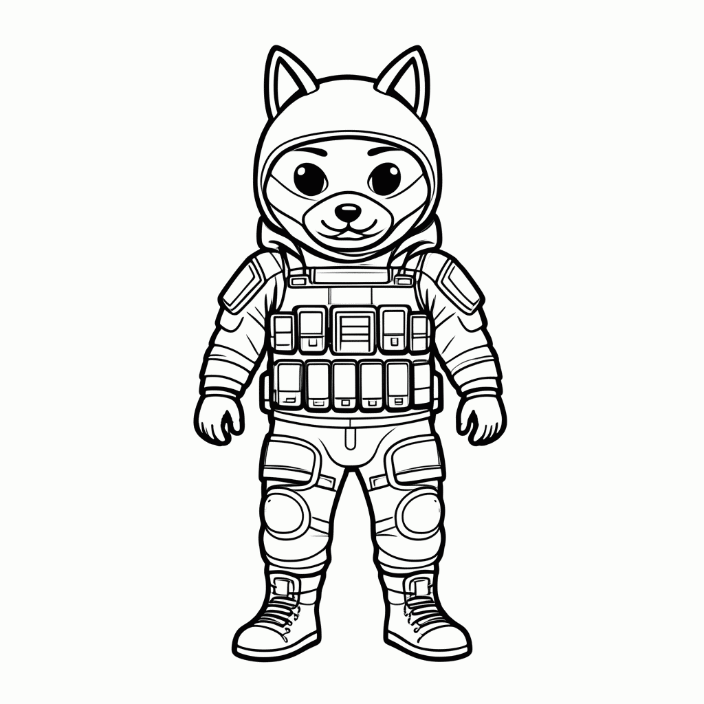 Desenho de Skin Drift para colorir e imprimir grátis em folha A4