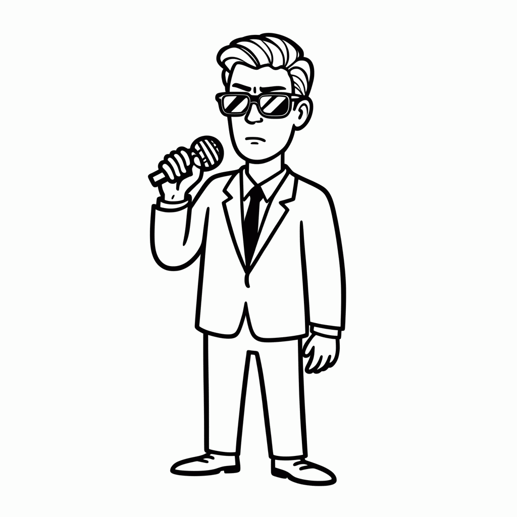 Desenho de Daddy Dearest para colorir e imprimir grátis em folha A4