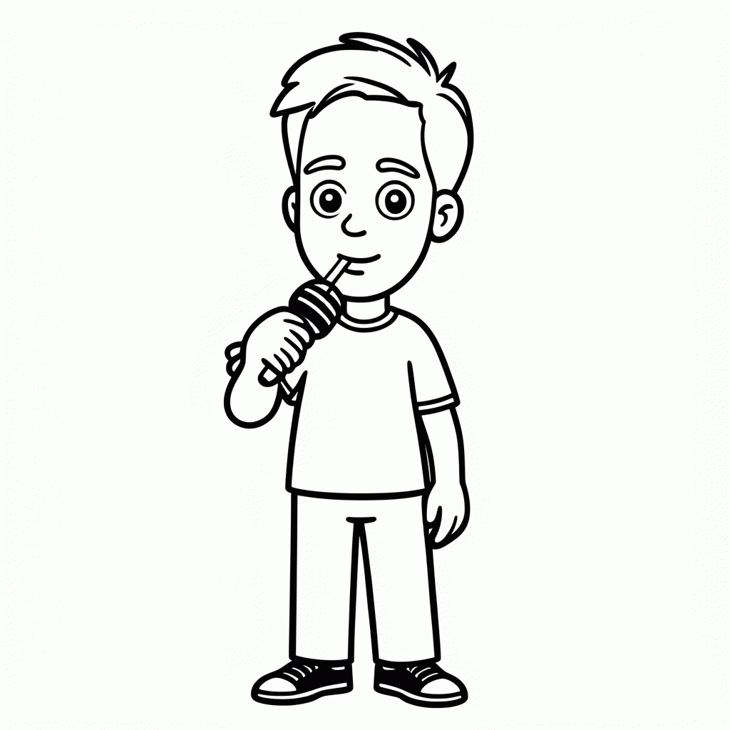 Desenho de Garcello para colorir e imprimir grátis em folha A4