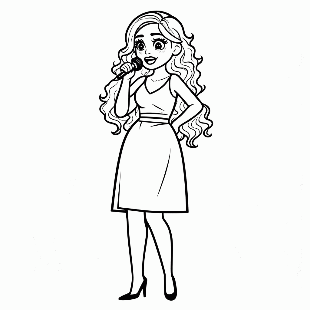 Desenho de Mommy Mearest para colorir e imprimir grátis em folha A4