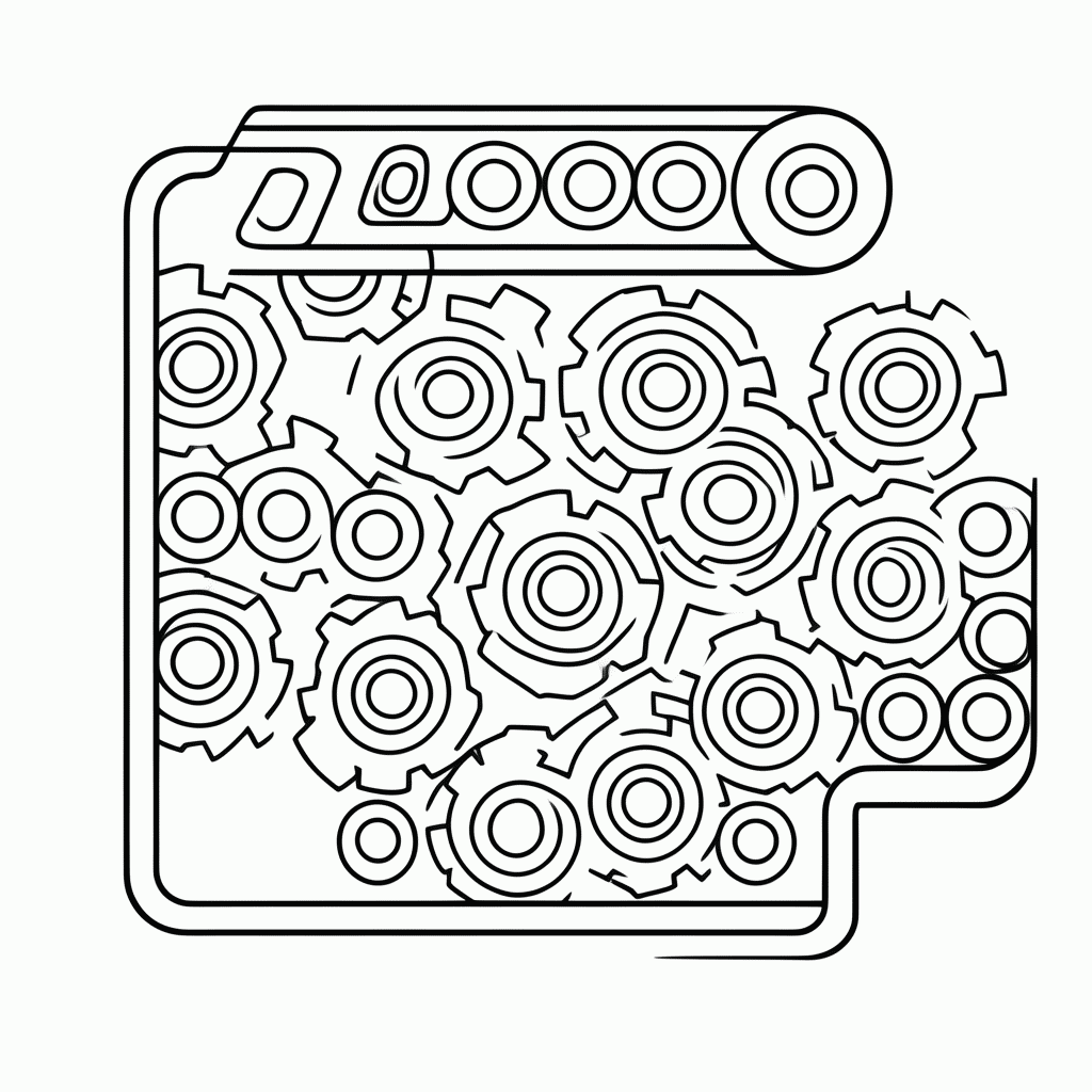 Desenho de Fase Cycles para colorir e imprimir grátis em folha A4