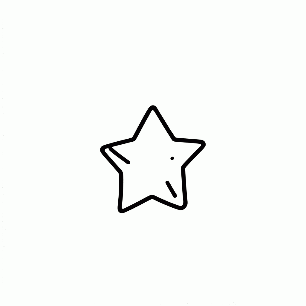 Desenho de Star Coin para colorir e imprimir grátis em folha A4