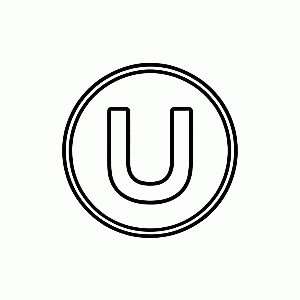 Desenho de User Coin para colorir e imprimir grátis em folha A4