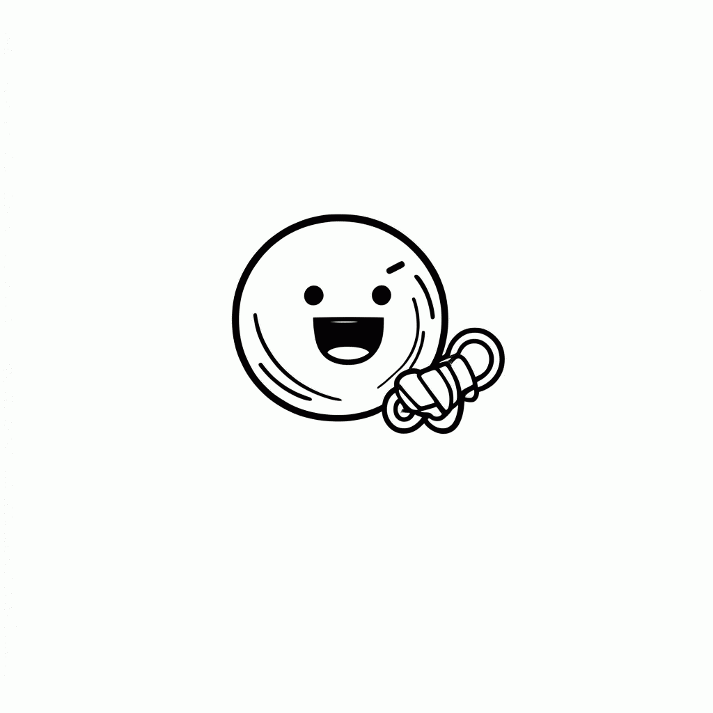 Desenho de Baby Pac Man para colorir e imprimir grátis em folha A4