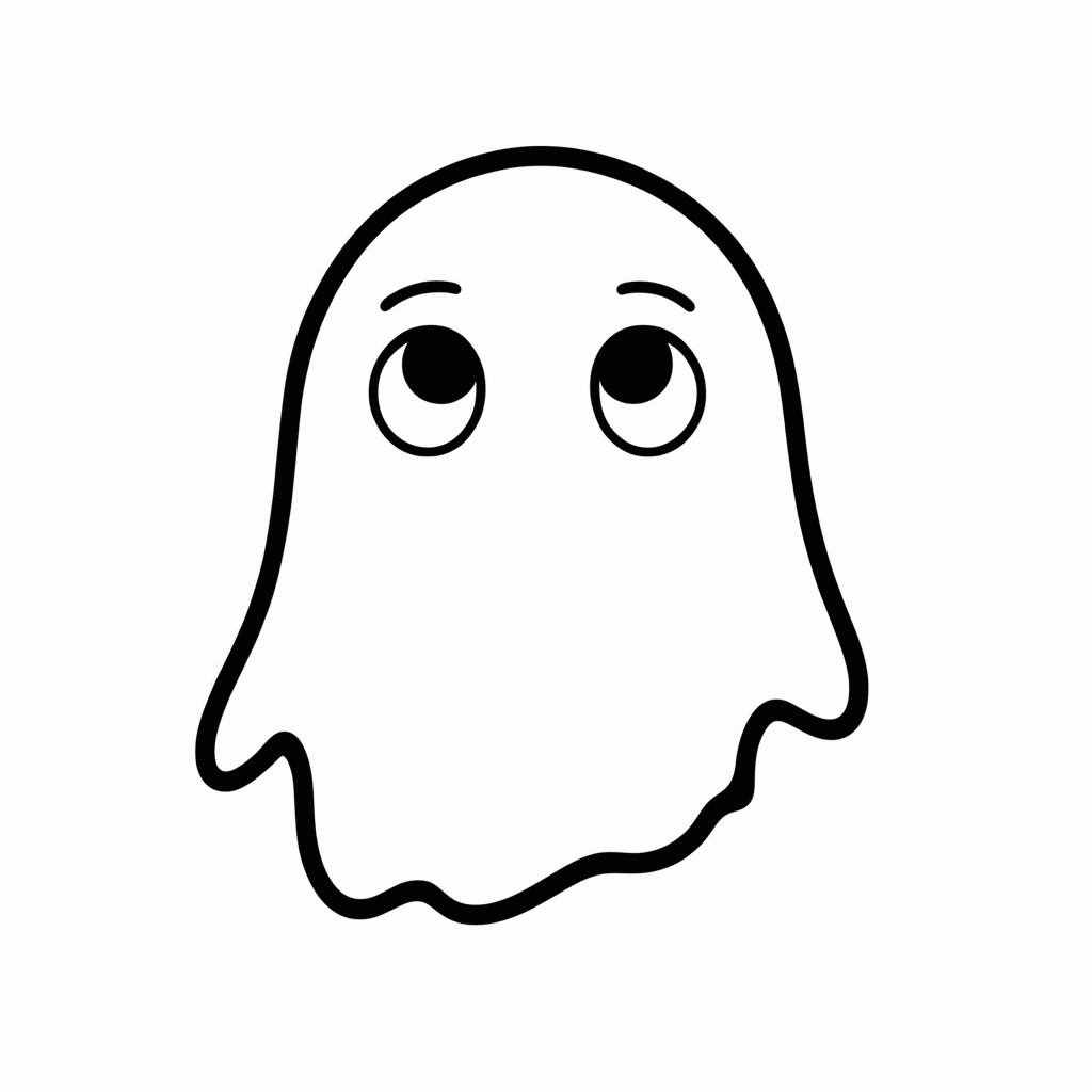 Desenho de Pinky Fantasma Rosa para colorir e imprimir grátis em folha A4