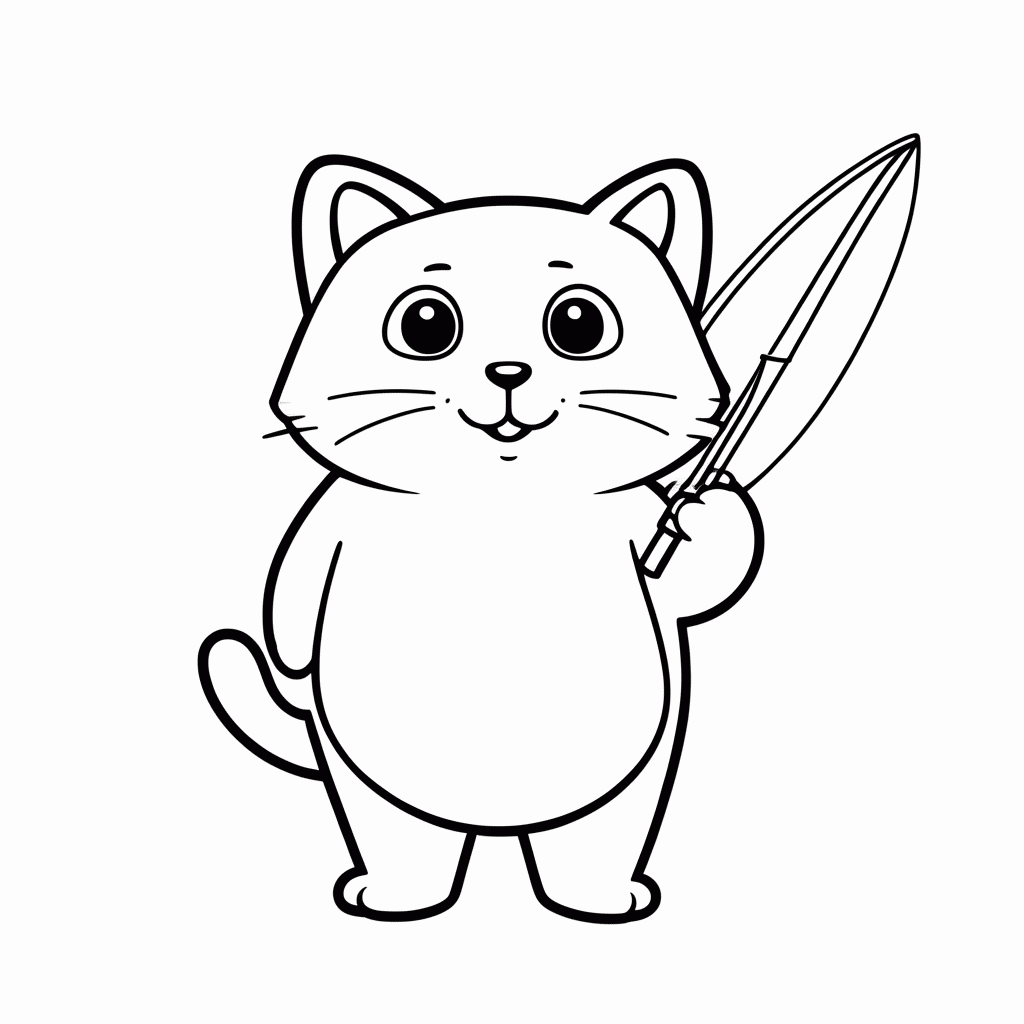 Desenho de Big The Cat para colorir e imprimir grátis em folha A4