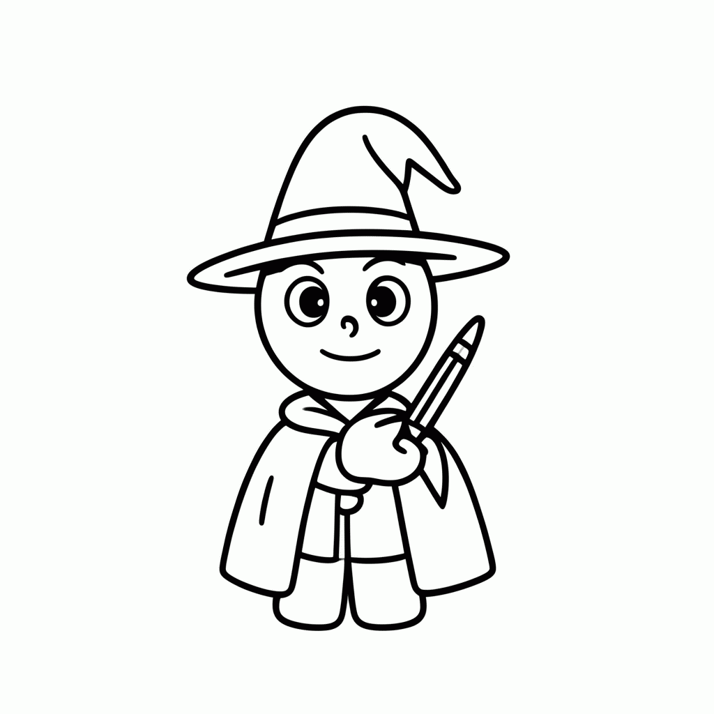Desenho de Stumbler Aliada Mistica para colorir e imprimir grátis em folha A4