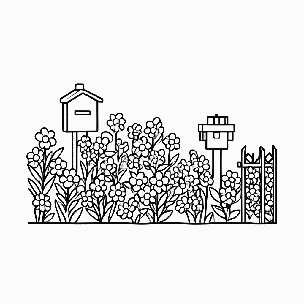 Desenho de Jardim Do Tom para colorir e imprimir grátis em folha A4