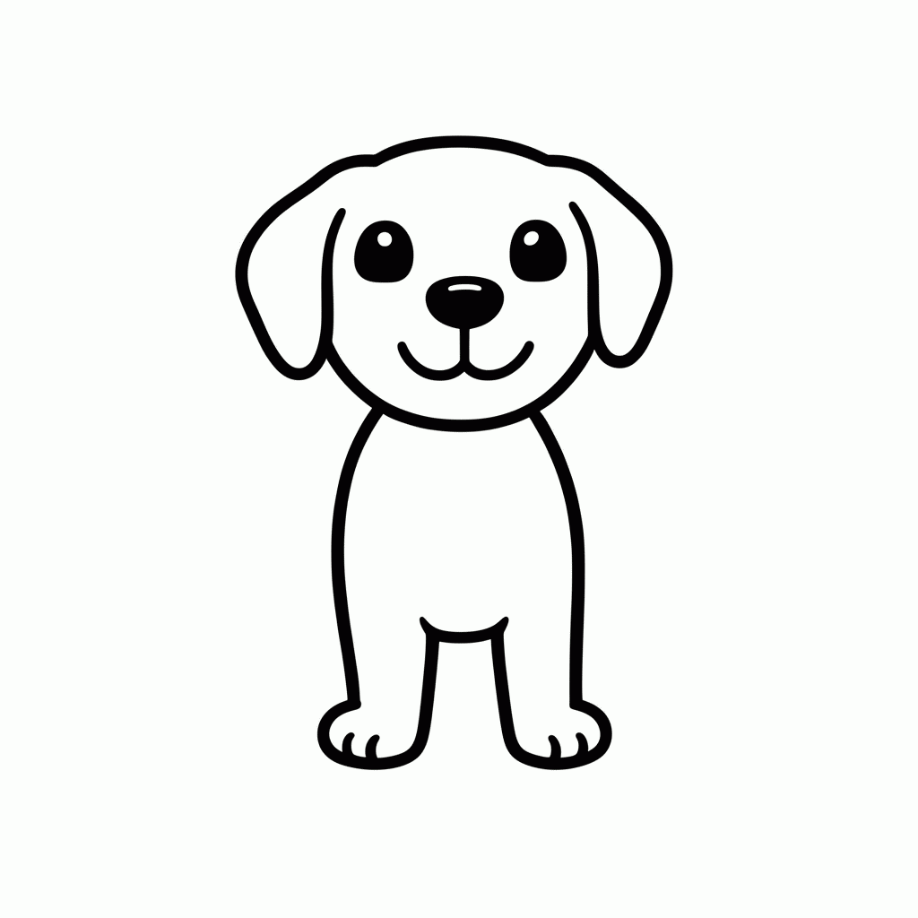 Desenho de Talking Hank Cachorro para colorir e imprimir grátis em folha A4