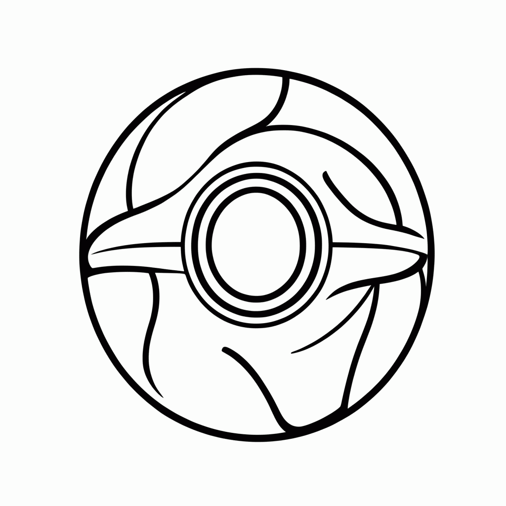 Desenho de Super Pokébola para colorir e imprimir grátis em folha A4