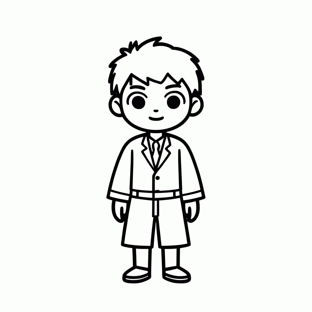 Desenho de Maki Zenin para colorir e imprimir grátis em folha A4