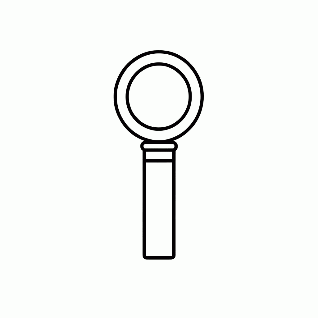 Desenho de Lightstick Itzy para colorir e imprimir grátis em folha A4