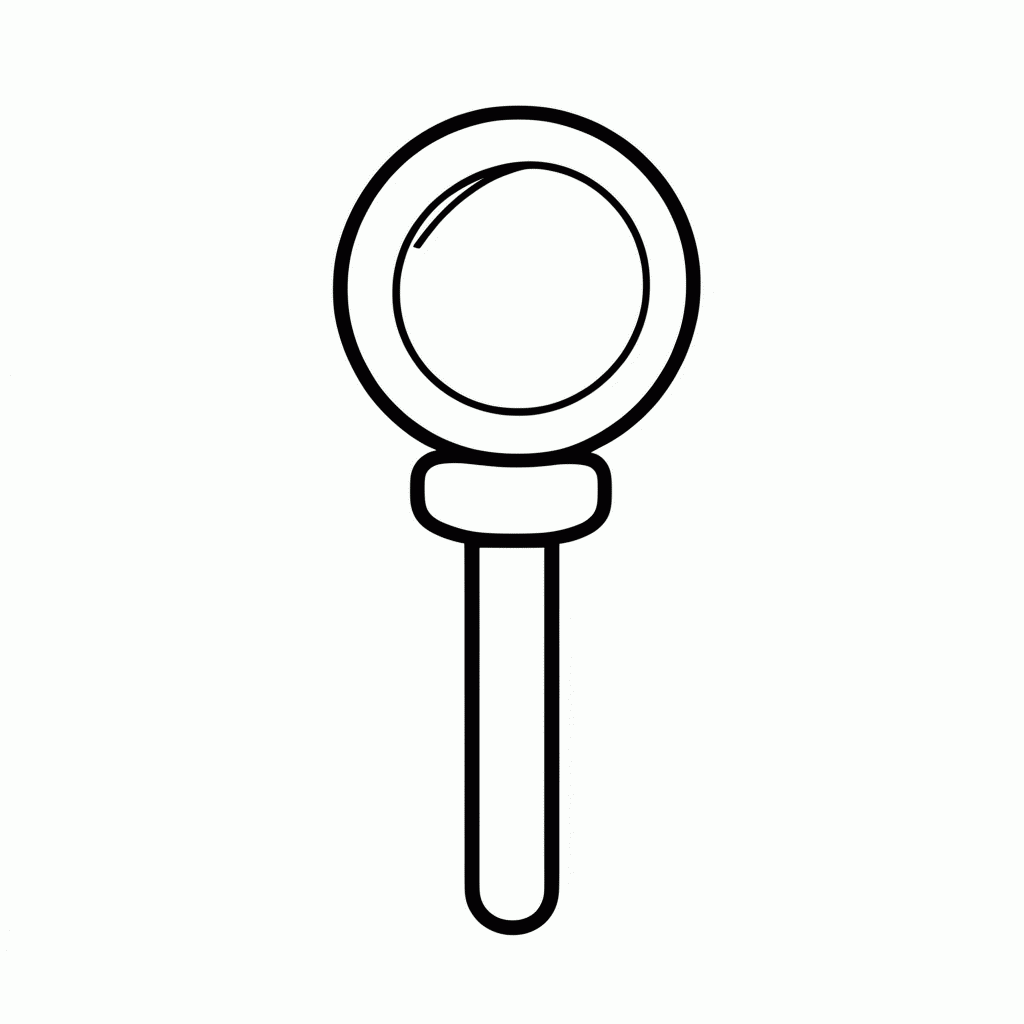 Desenho de Lightstick Twice Candy para colorir e imprimir grátis em folha A4